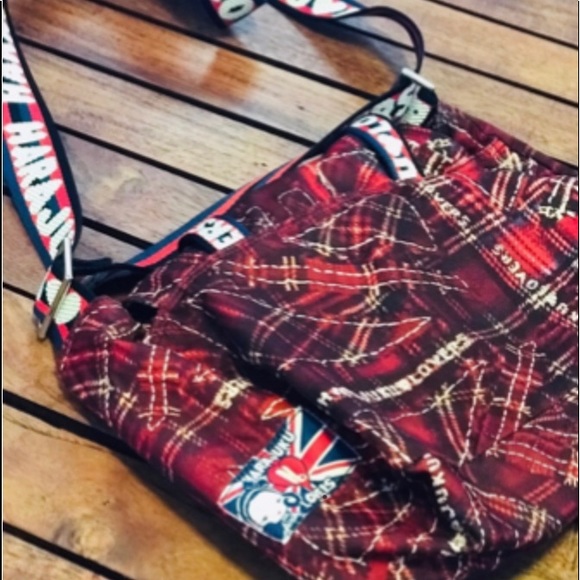 Harajuku Lovers Plaid Jack Lucky Crossbody Bag - Picture 11 of 12